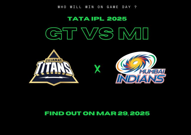 GT vs MI – Hardik Returns, Both Teams Hunt for Their First Win!