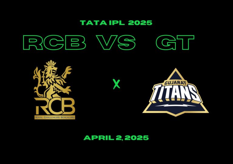Clash of the Titans: RCB vs GT – A Battle for Supremacy