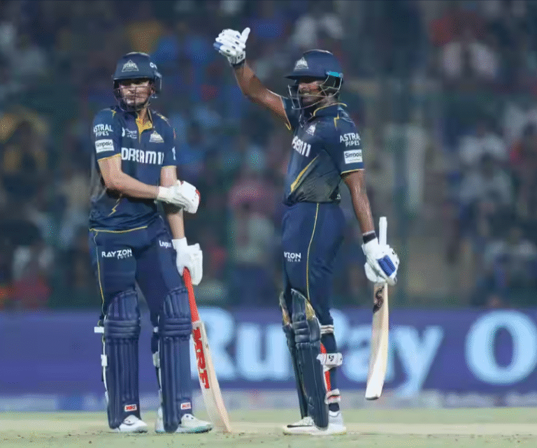 Sai Sudharsan & Shubman Gill Script History: GT Chase  Without Loss in Dominant 10-Wicket Win vs DC – IPL 2025 Match 60